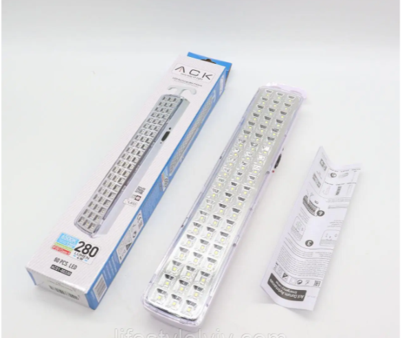 Ліхтар туристичний аварійний ACK 280LUM 60 LED 4W акумуляторний - фото 8 Ліхтар туристичний аварійний ACK 280LUM 60 LED 4W акумуляторний - фото 8