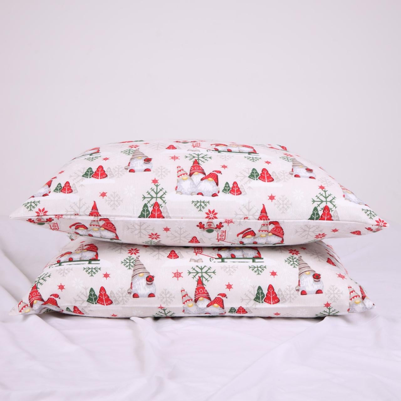 Набір наволочок PaniPava Christmas tale фланель 60х60 см 2 шт. (1068691)