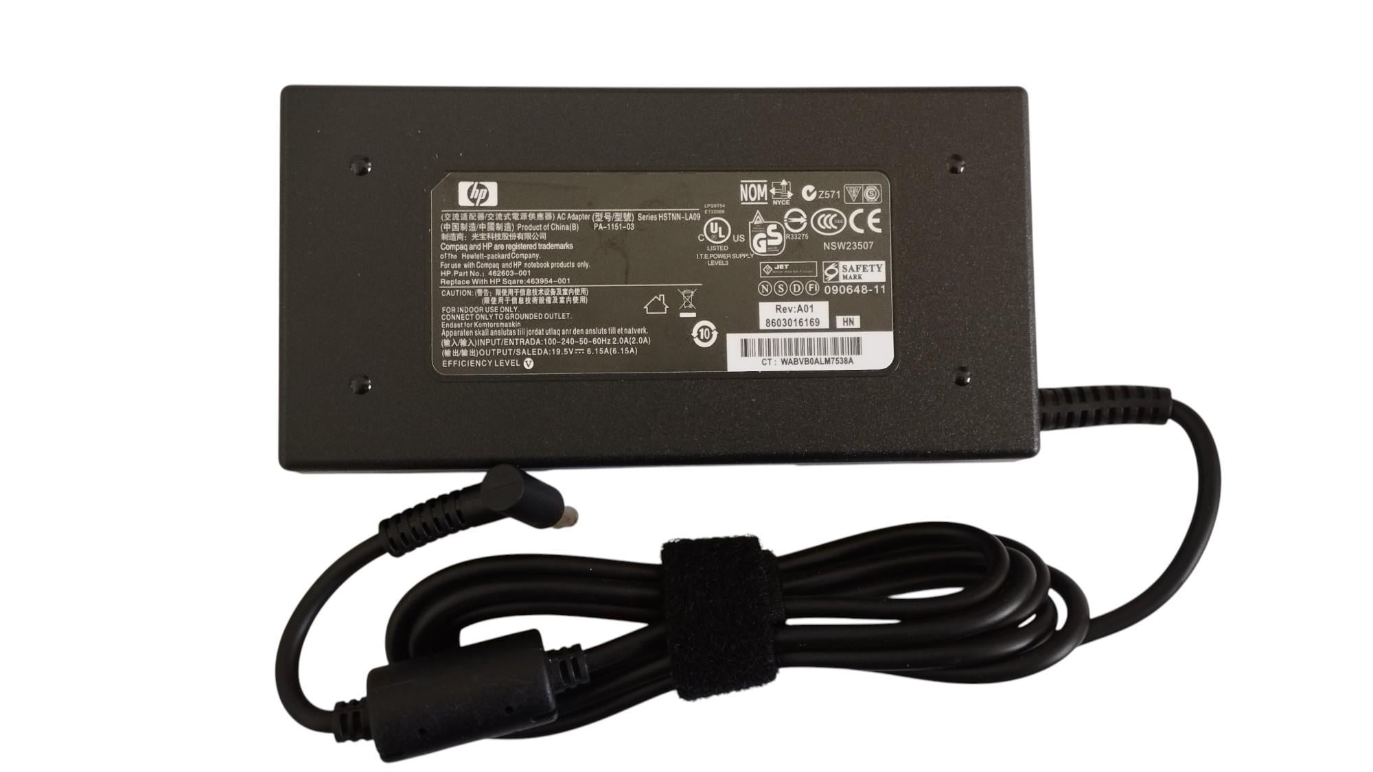 Блок питания для ноутбука HP HSTNN-LA25 120W 19,5V 6,15A 4,5x3,0 мм (010100)