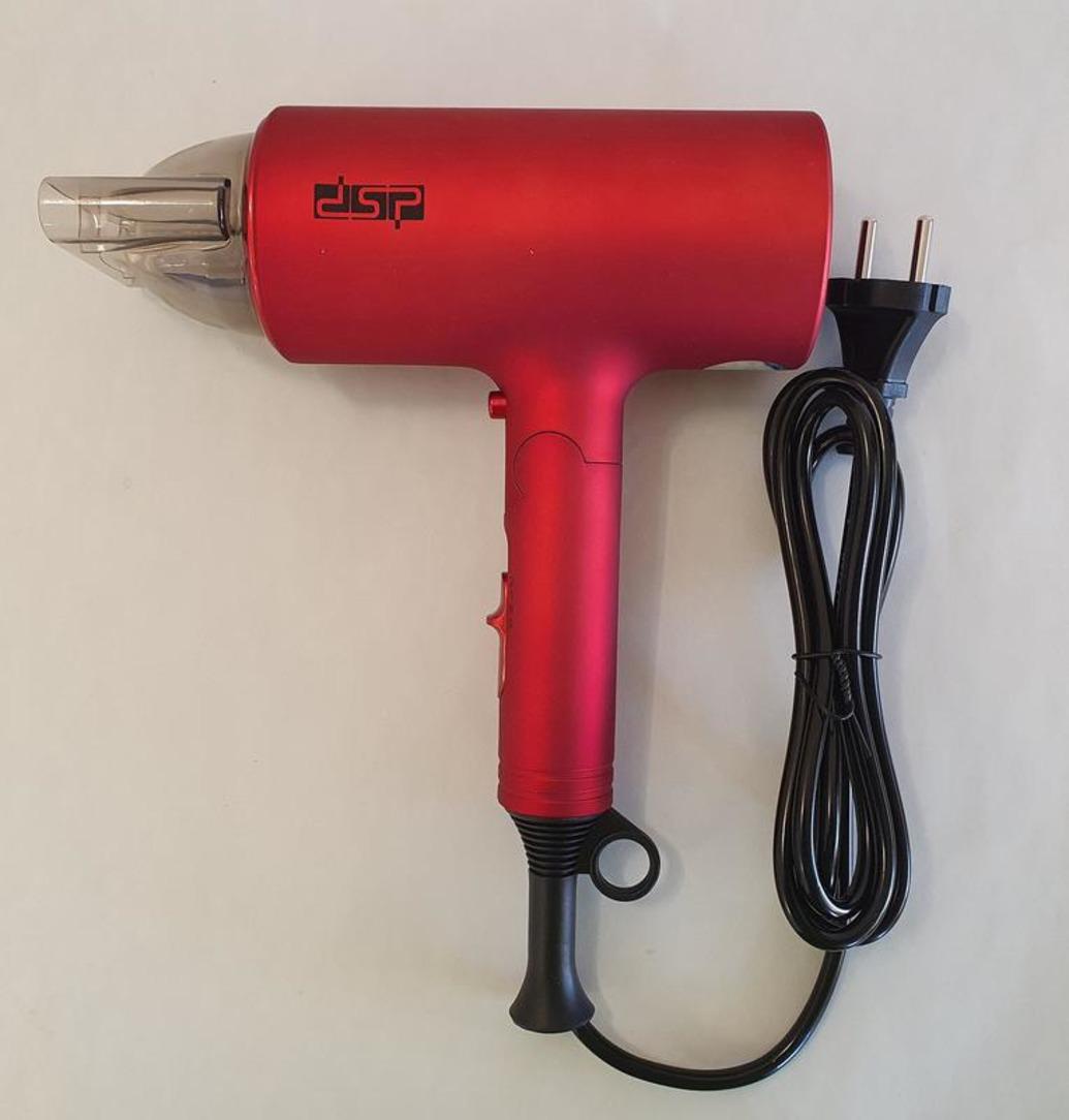 Фен для укладки волос c насадками DSP 30214 Красный (302145А)
