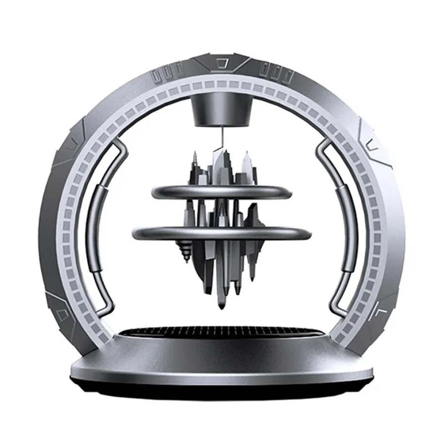 Ароматизатор для авто Лунный город Свежесть на солнечных батареях (1970247329)