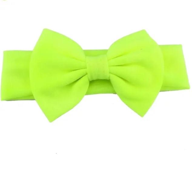 Повязка на голову детская широкая One size Салатовый (1710/10)