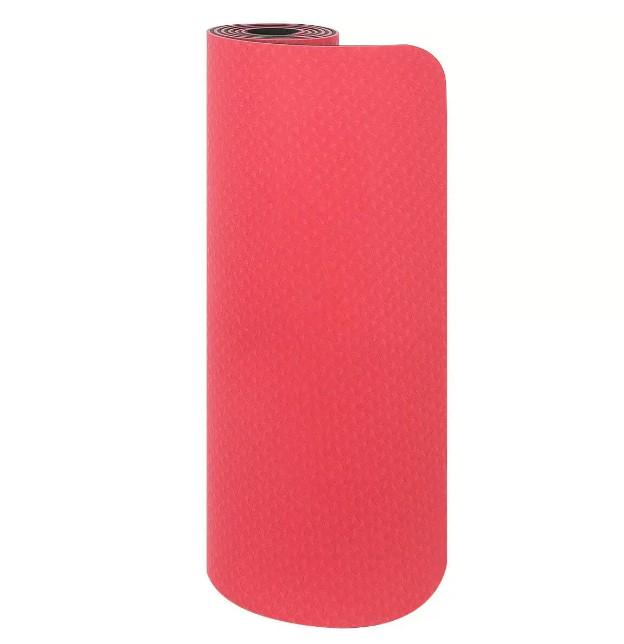 Коврик для йоги и фитнеса Power System PS-4060 TPE Yoga Mat Premium 183х61х0,6 см Red (4060RD-0)