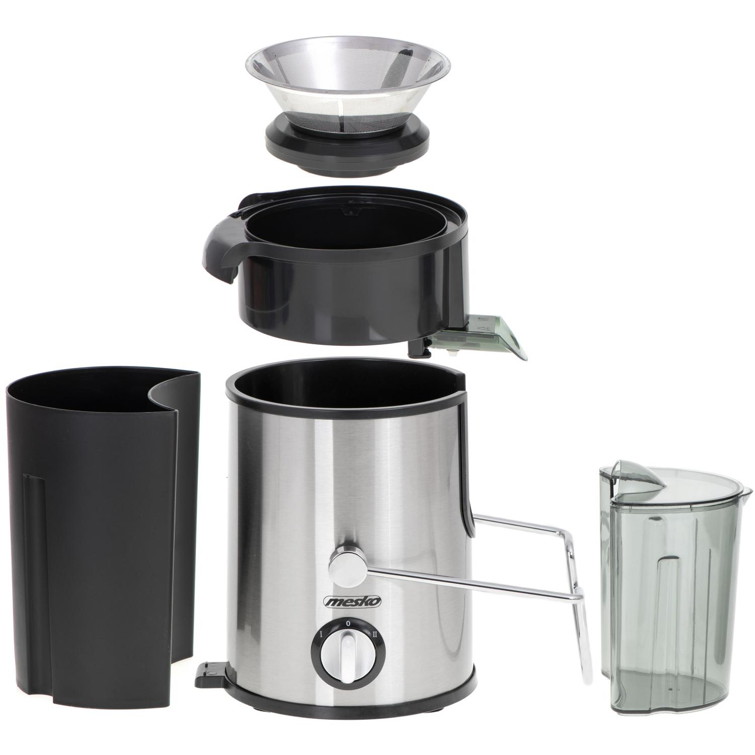 Соковыжималка Mesko MS 4126 600W контейнер для сока 450 мл с контейнером для мякоти 1500 мл Black (MS4126B) - фото 4