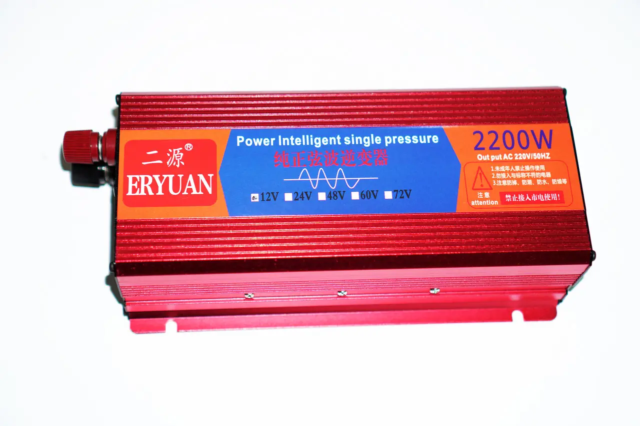 Преобразователь напряжения ERYUAN MX-2200 с чистой синусоидой - фото 2 Преобразователь напряжения ERYUAN MX-2200 с чистой синусоидой - фото 2
