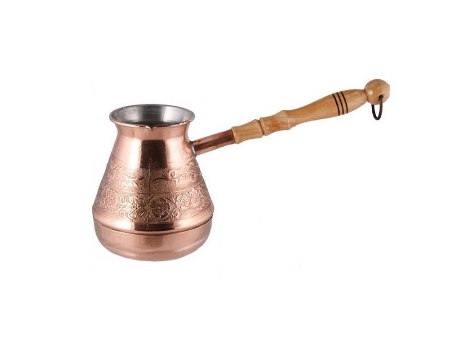 Турка медная Tramontina Цветочный орнамент 320 мл Золотой (6f8b3f5f)