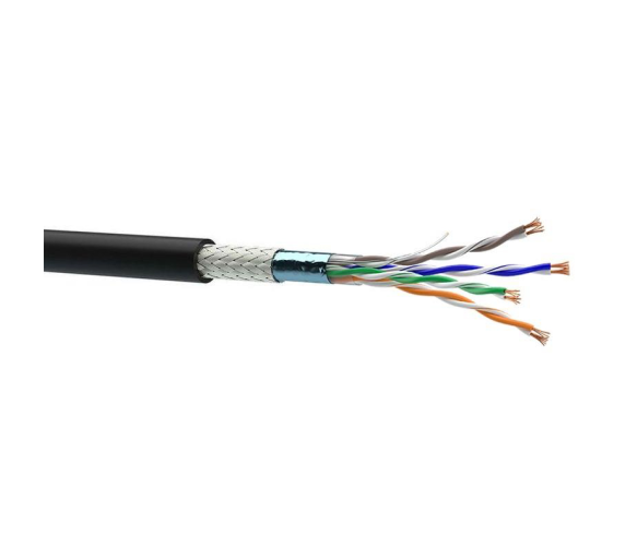 Кабель витая пара Одескабель КГПВсЭО-ВП 100 4х2AWG25/7 SF/UTP-cat.5E patch CU спецкомпаунд ПВХ двойной экранированный 305 м (3127501549)