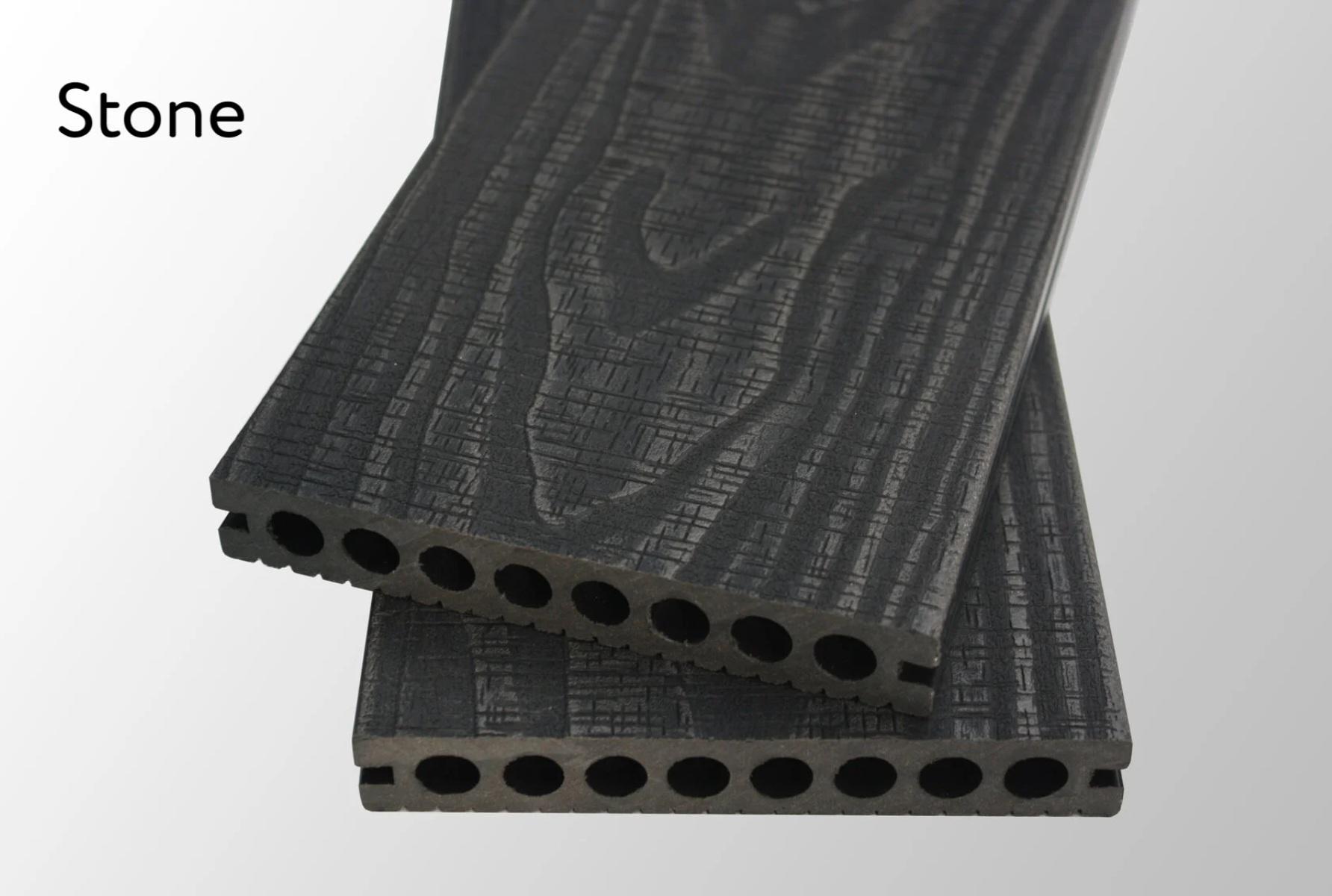 Терасна дошка ДПК Tardex WoodLux Ultra 3D Vintage 146х23х2200 мм Stone (28796537) - фото 2 Терасна дошка ДПК Tardex WoodLux Ultra 3D Vintage 146х23х2200 мм Stone (28796537) - фото 2