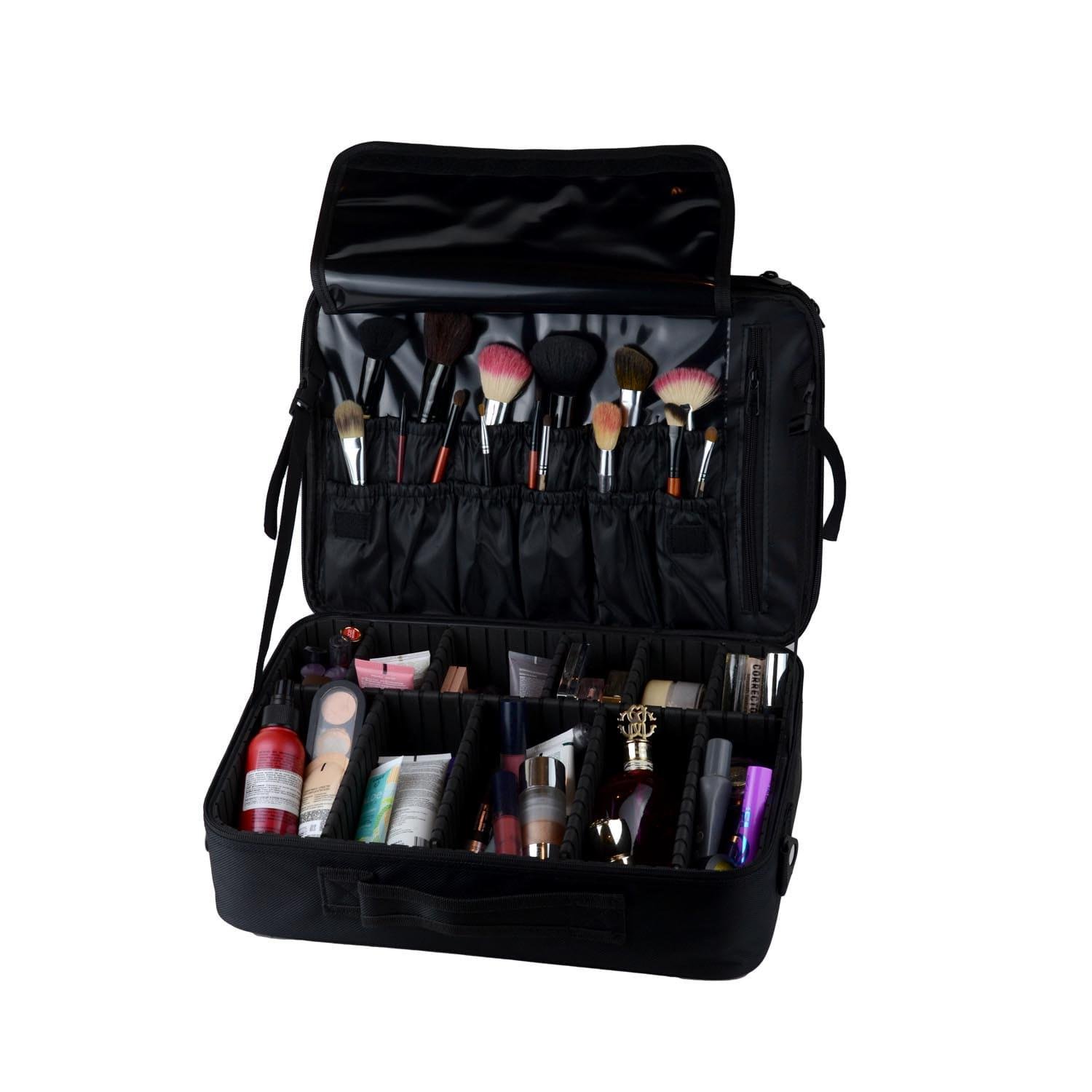 Дорожный органайзер для косметики 40х28х13 см Черный (ОКД-35-14)