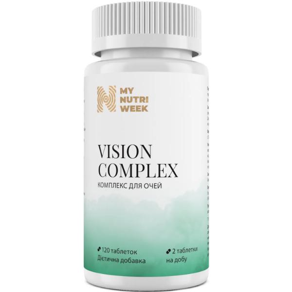 Комплекс для профилактики зрения My Nutri Week Vision Complex 120 таб. (000027722)