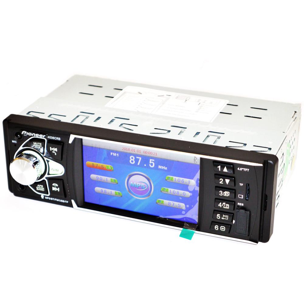 Автомагнитола Pioneer 4036BT MP5 USB/microSD/FM/AUX экран 4,1" с Bluetooth и GPS 4x50 Вт