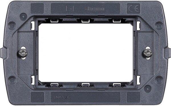 Суппорт Legrand Bticino LivingLight для рамок AIR 3 модуля