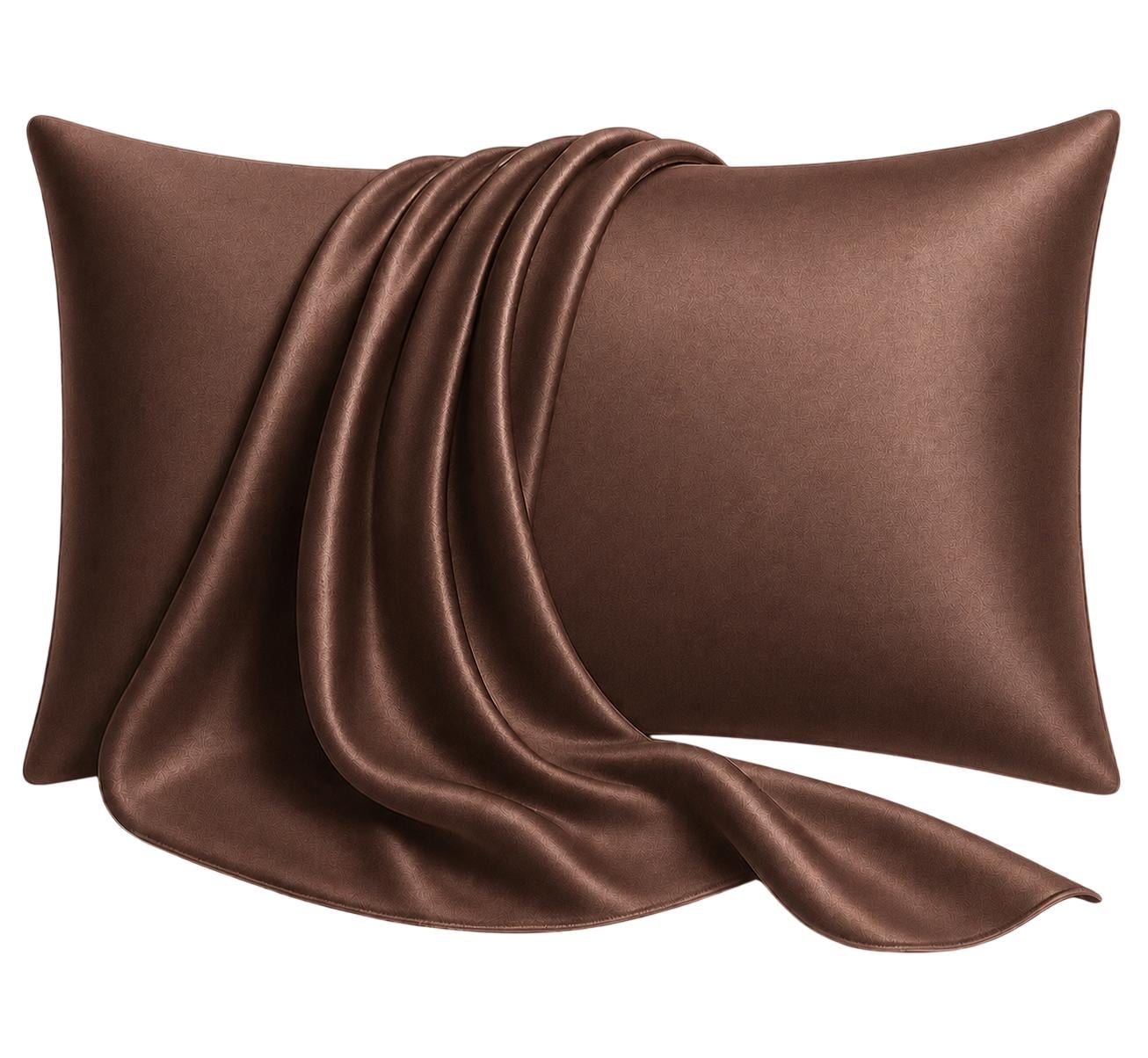 Наволочка шелковая Mulberry 19 мм 50х75 см Коричневый