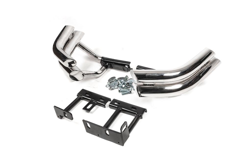 Задние двойные уголки Libao Libao для Hyundai Santa Fe 2 2006-2012 гг. нержавеющая сталь Хром