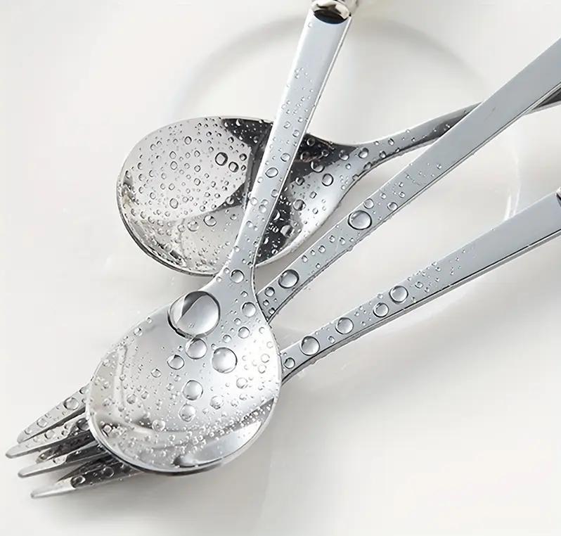 Ложка десертная с сердцем из нержавеющей стали 1 шт. Серебристый с розовым (2690245780) - фото 9 Ложка десертная с сердцем из нержавеющей стали 1 шт. Серебристый с розовым (2690245780) - фото 9