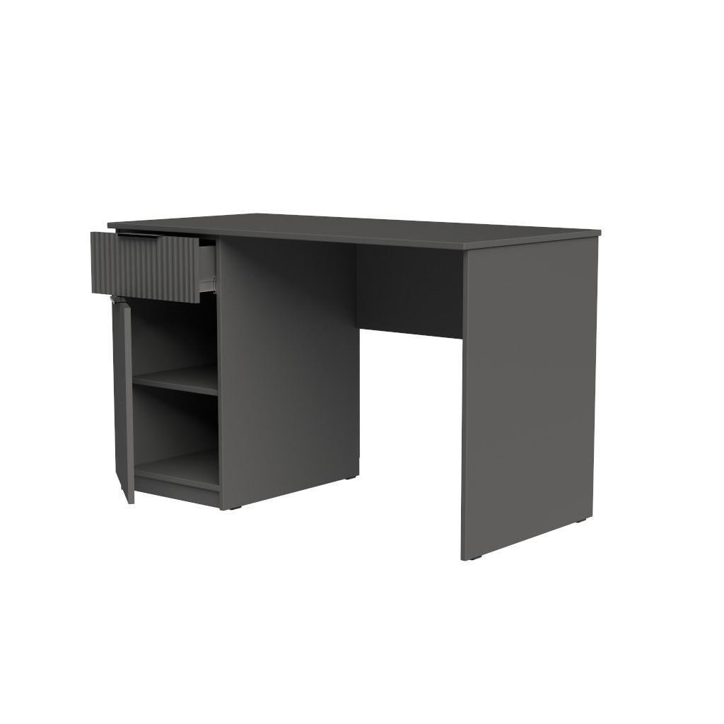Стол письменный СП3 1Я1Д SENAM 750х1100х500 мм корпус ДСП Серый Графит фасад МДФ краска RAL7012 Серый фрезеровка Плаше Грос - фото 4 Стол письменный СП3 1Я1Д SENAM 750х1100х500 мм корпус ДСП Серый Графит фасад МДФ краска RAL7012 Серый фрезеровка Плаше Грос - фото 4