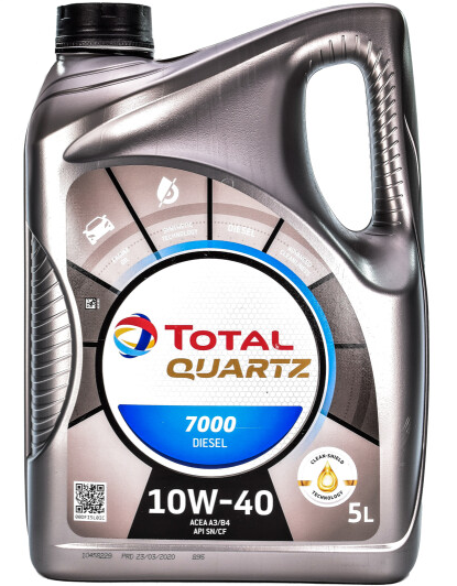 Моторное масло Total Quartz 7000 Diesel 10W-40 5 л (214108)