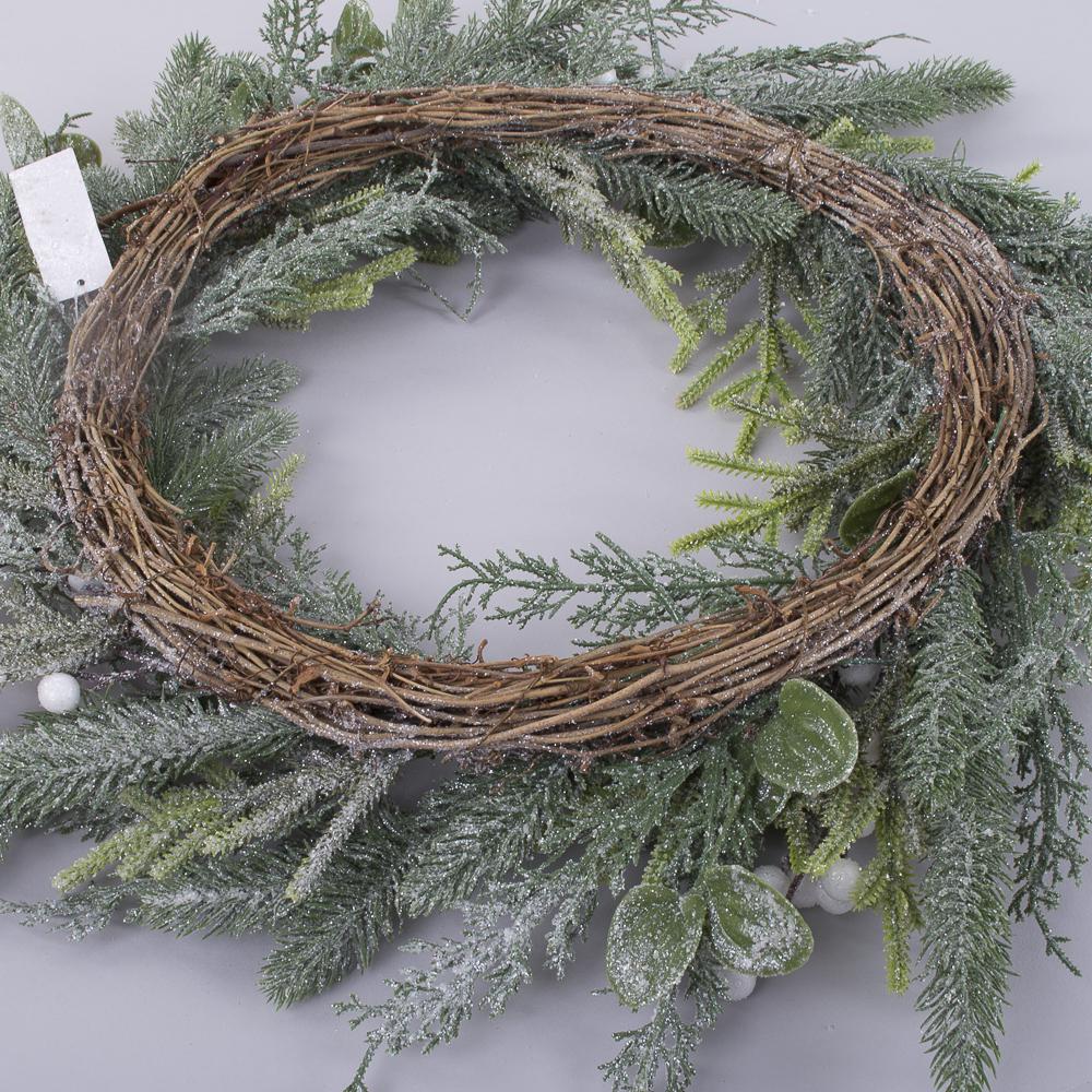 Вінок різдвяний 56 см (4506) - фото 2 Вінок різдвяний 56 см (4506) - фото 2