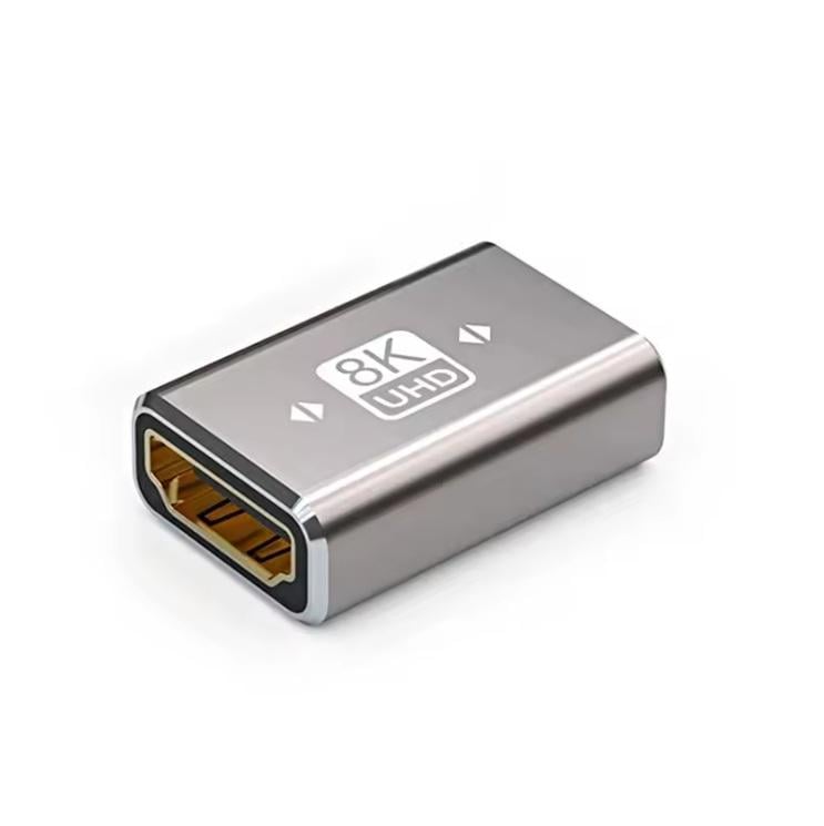 Переходник для удлинения кабеля HDMI F to HDMI F 8K HDMI2 Grey (500562)