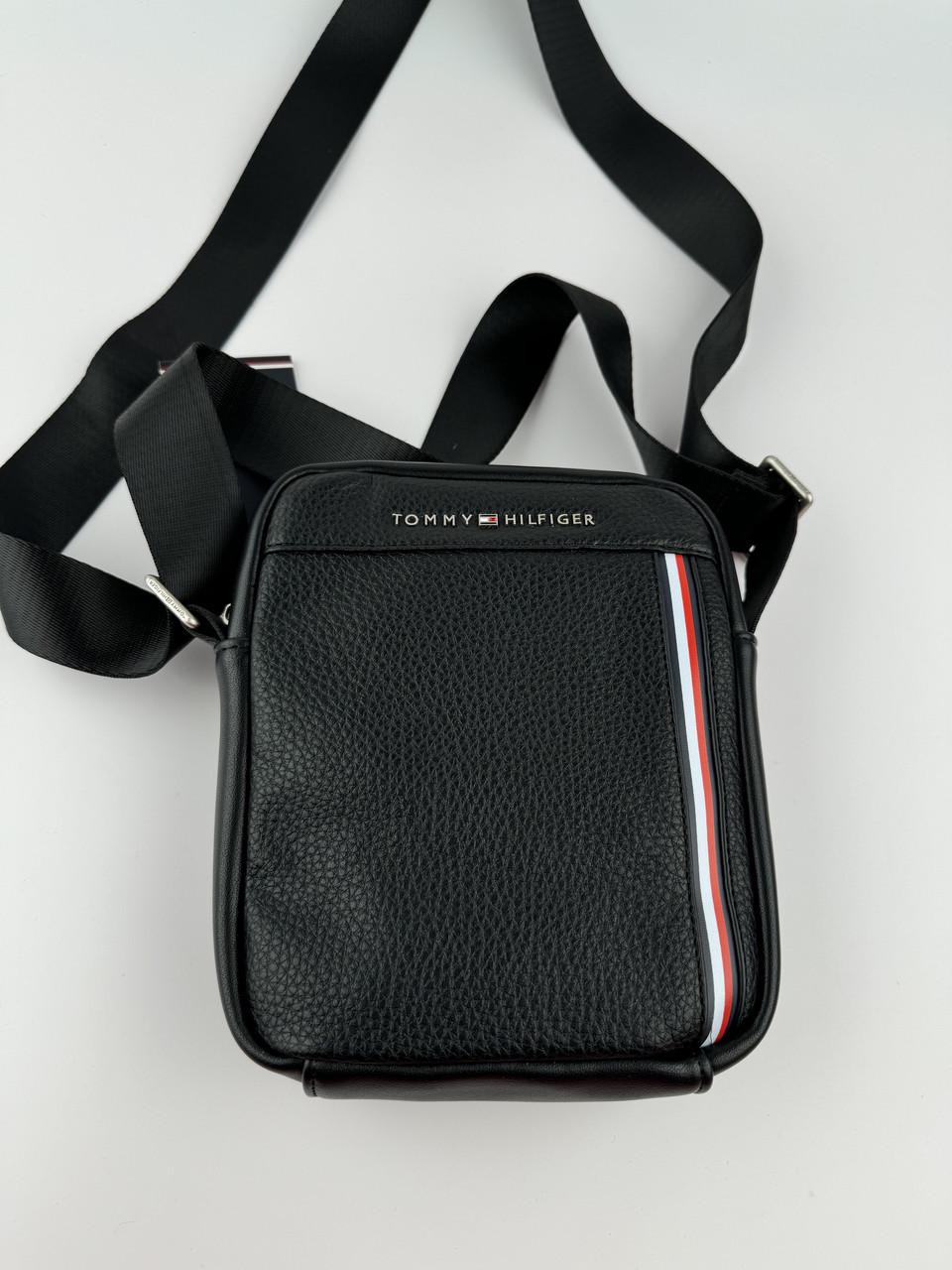 Мужская барсетка Tommy Hilfiger через плечо Черный (2280330988)