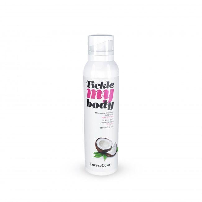 Массажная пена Love To Love TICKLE MY BODY COCONUT увлажняющая 150 мл (SO4874)