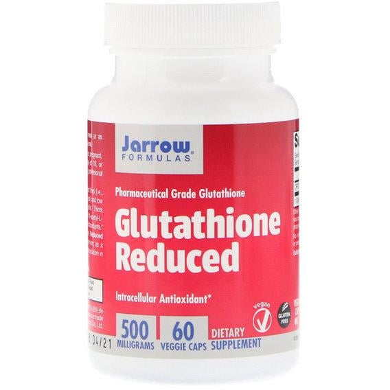 Глутатіон Jarrow Formulas Glutathione Reduced 500 мг 60 Veg Caps (JRW15039)