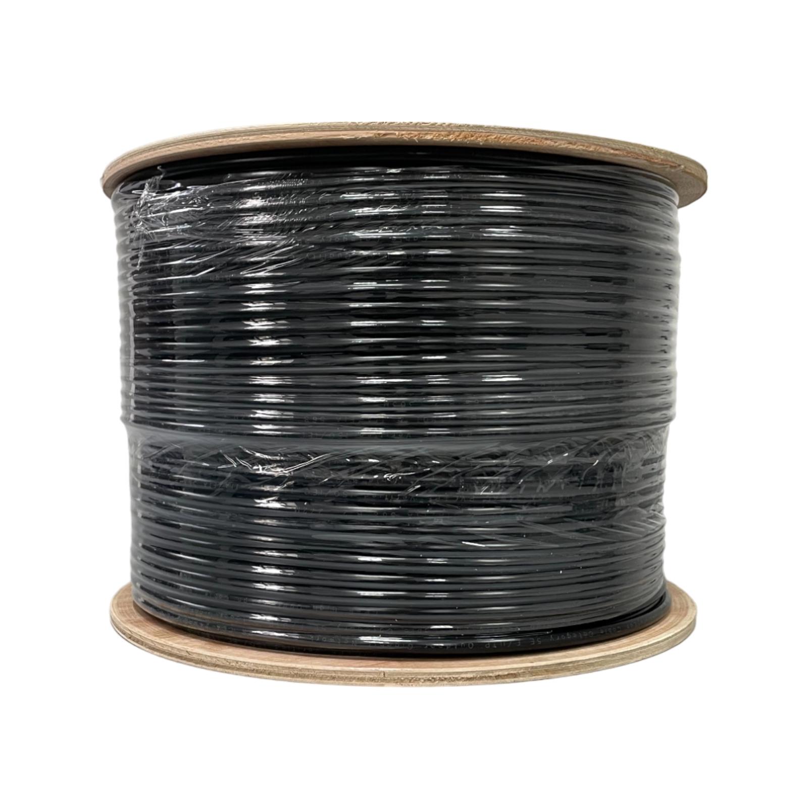 Мережевий кабель кручена пара для зовнішніх робіт Gear CAT.5E FTP-CCA-4Px2x0.51 Outdoor PVC/PE Чорний