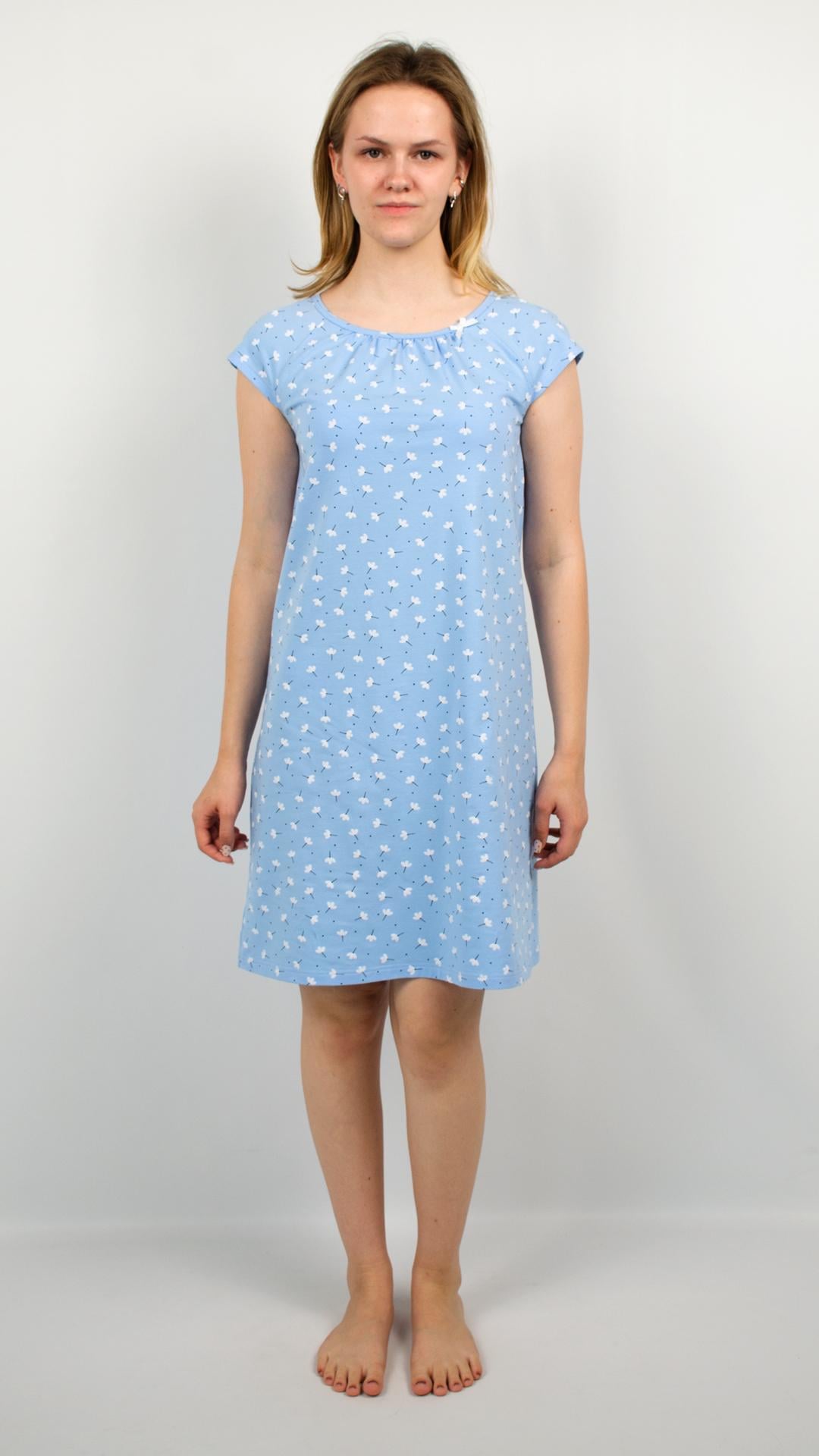 Рубашка женская Ellen Summer Song ldk 122/11/04 4XL Голубой