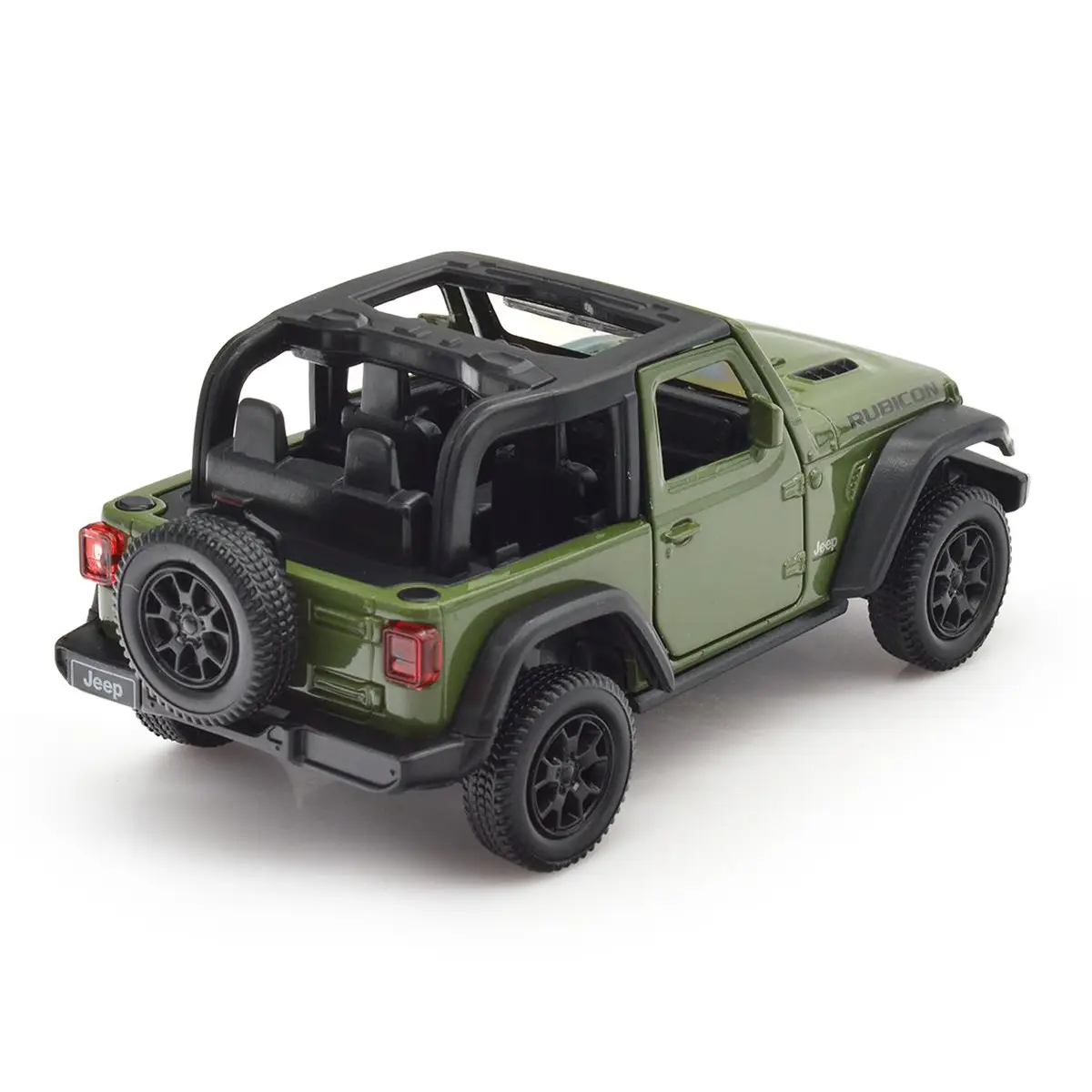 Автомодель Techno Drive Jeep Wrangler Rubicon 2021 Зеленый (250339U) - фото 4