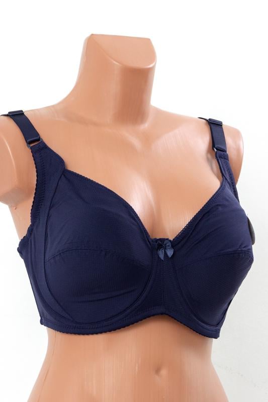 Бюстгальтер full cup з широкими бретелями Носи Своє Чашка F 130F Темно-синій (15977)