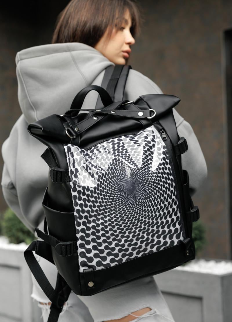 Рюкзак жіночий Sambag RollTop Hacking 41x30x16 см (24460122) - фото 9