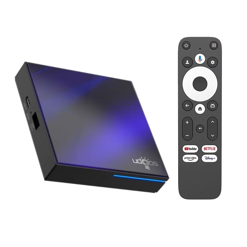 Смарт ТВ приставка Ugoos SK2 NETFLIX 4/32 Гб Google TV 12 Smart Box (587)