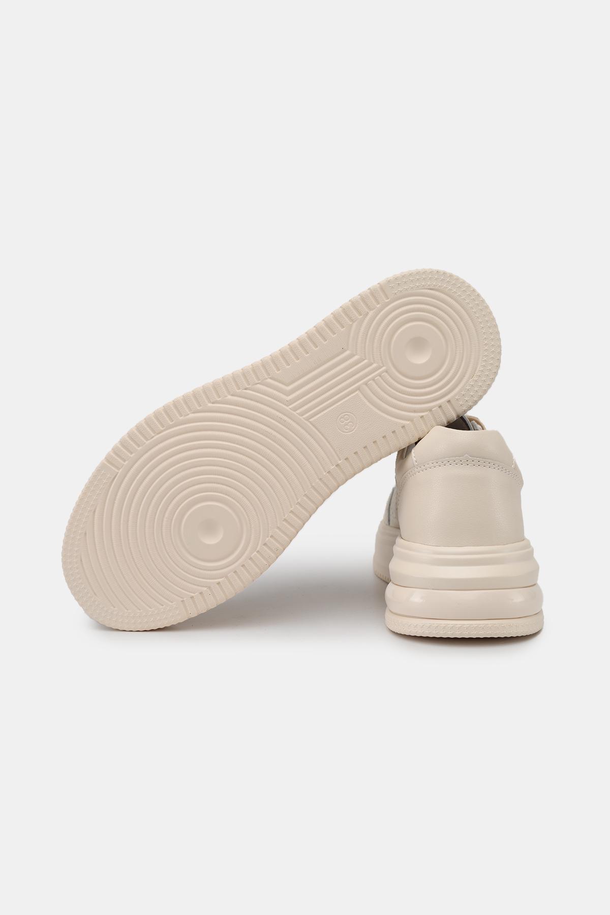 Кеды женские р. 41 Бежевый (SKT000939955) - фото 5