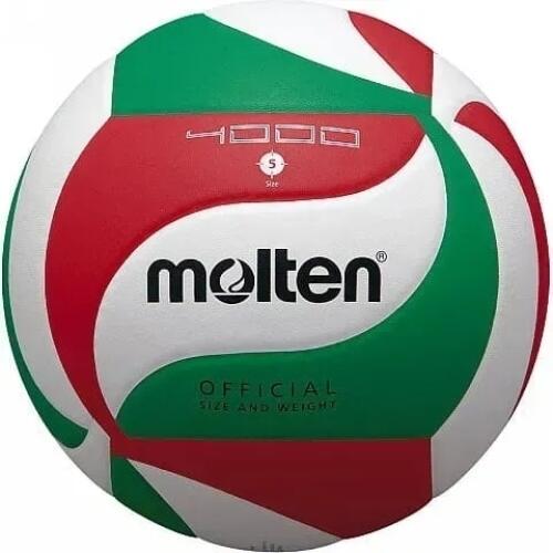 Волейбольный мяч Molten 4000 V5M4000 р. 5 Бело-зелено-красный (55664)
