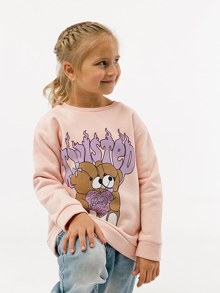 Свитшот для девочки 110 см Розовый (SKT000933383)