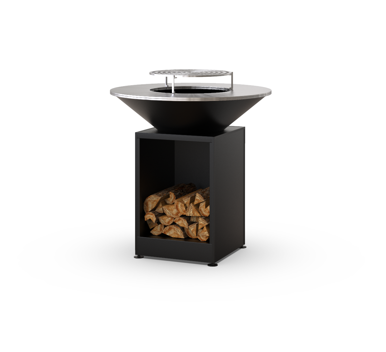 Гриль-мангал барбекю з відкритою тумбою Smoke House Holla Grill Open Black (600005) - фото 2