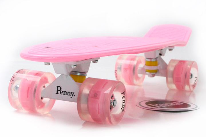 Пенниборд SkateX Penny MultiColor 22" Светло-розовый Пенниборд SkateX Penny MultiColor 22" Светло-розовый