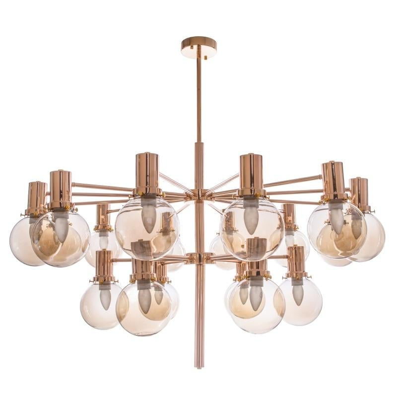 Люстра потолочная лофт молекула Brille BL-524S/18 E27 G