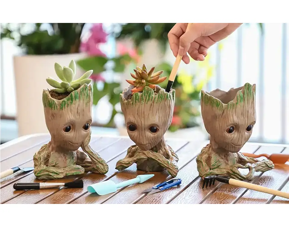 Комплект горшков для вазонов и канцелярии Groot G1/G2/G3 - фото 7