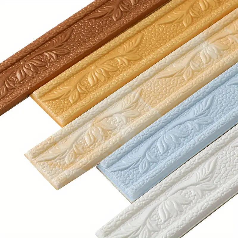 Самоклеюча стрічка плінтус універсальна 228x4 см x 4 мм Білий - фото 5