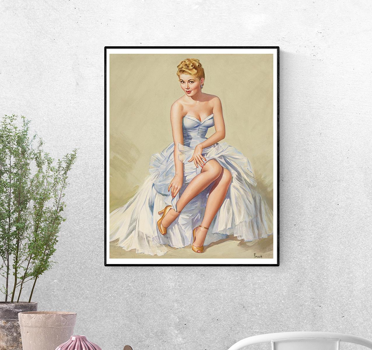 Постер Пойду в гости. Перл Алиса Фруш формат А-1 (pin_up010123_Poster)