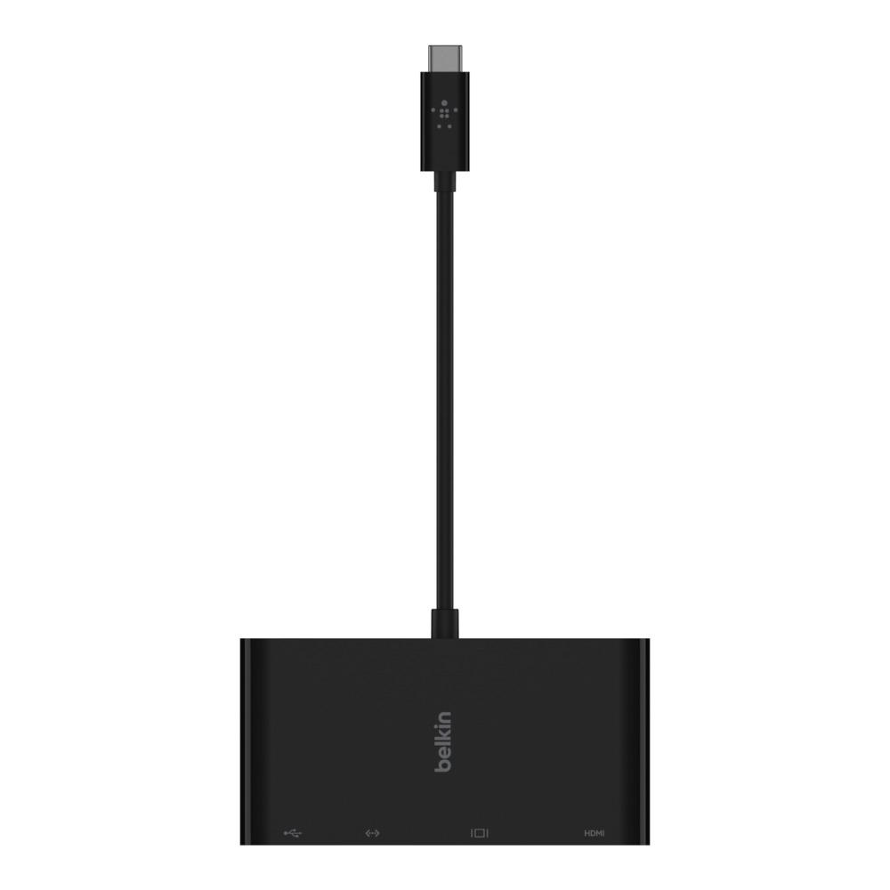 Адаптер мультимедійний Belkin USB-C - Ethernet/HDMI/VGA/USB-A 0,15 м Чорний (AVC005BTBK) - фото 4 Адаптер мультимедійний Belkin USB-C - Ethernet/HDMI/VGA/USB-A 0,15 м Чорний (AVC005BTBK) - фото 4