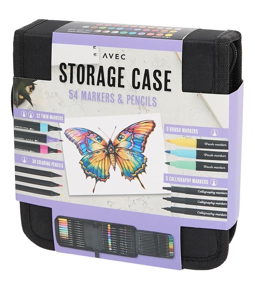 Набір для малювання Avec олівці та маркери 54 шт. (2638324206)