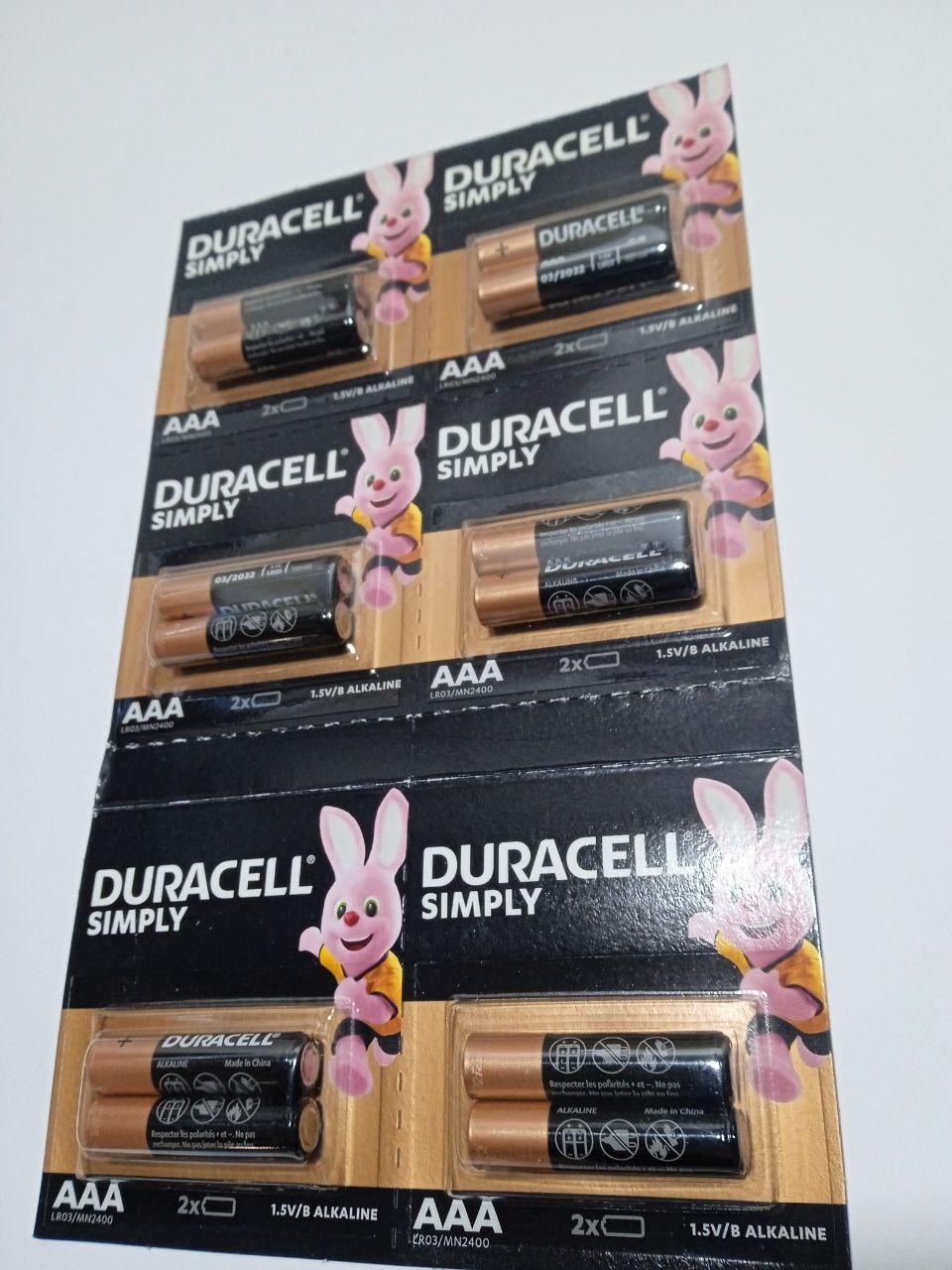 Батарейки Super Alkaline Duracell AАA/LR03 1,5V 2 шт. (2070514571) - фото 3