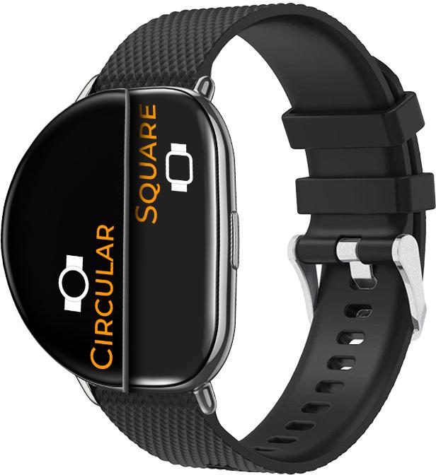 Ремешок Correa для ZEPP E Square/Circular Black (26340-2B)
