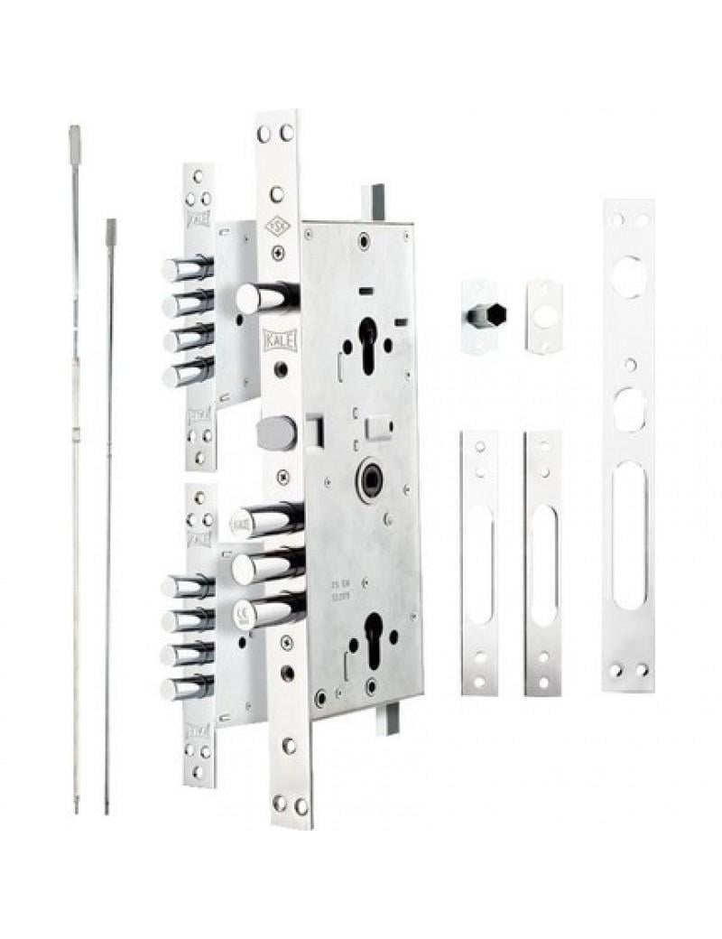 Замка Kale Kilit 256 мультисистемний тяги + 2 девіатори + зустрічні планки без накладок