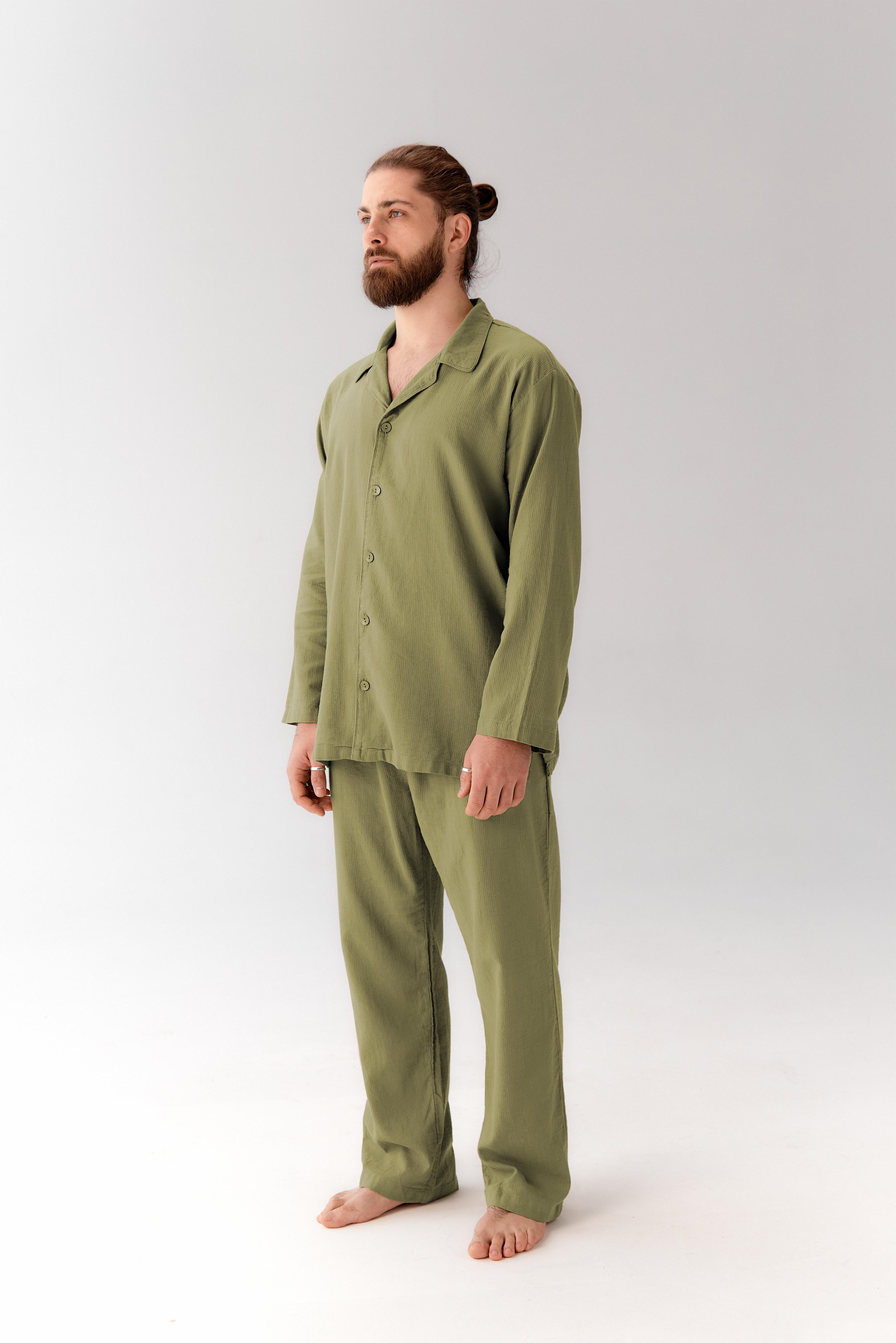 Пижама мужская Lotus Home Porta L Оливковый (26843083) - фото 8 Пижама мужская Lotus Home Porta L Оливковый (26843083) - фото 8