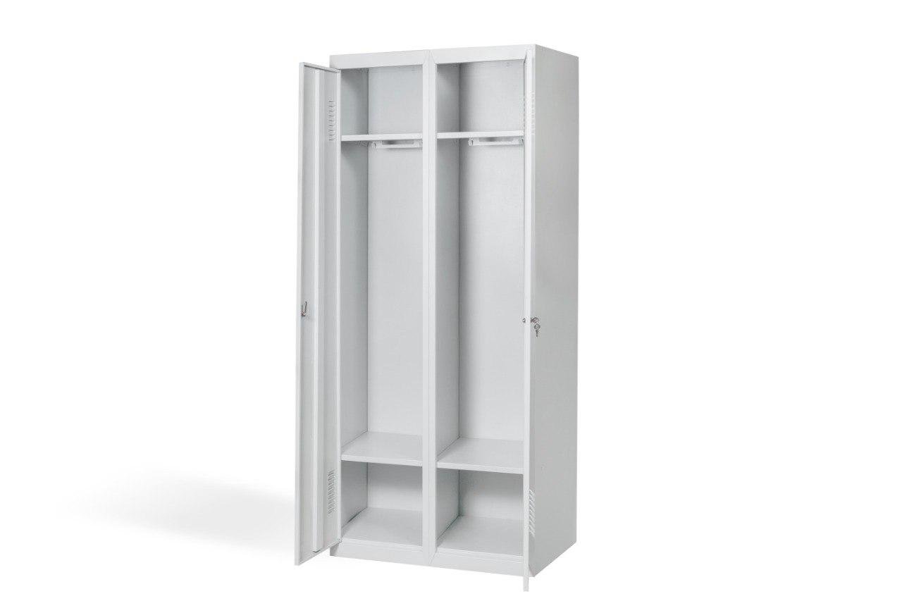 Шафа одягова металева ШО 400/2 з додатковою полицею (30664913) - фото 2 Шафа одягова металева ШО 400/2 з додатковою полицею (30664913) - фото 2