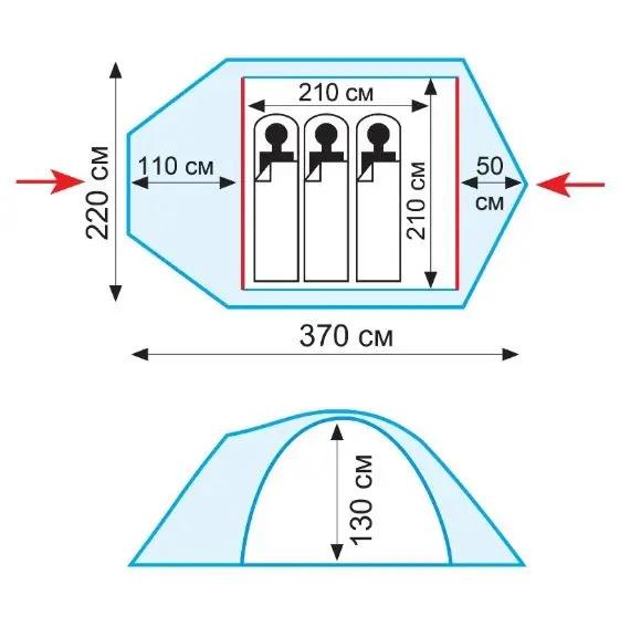Палатка Tramp Lair 3 V2 (TRT-039) - фото 15