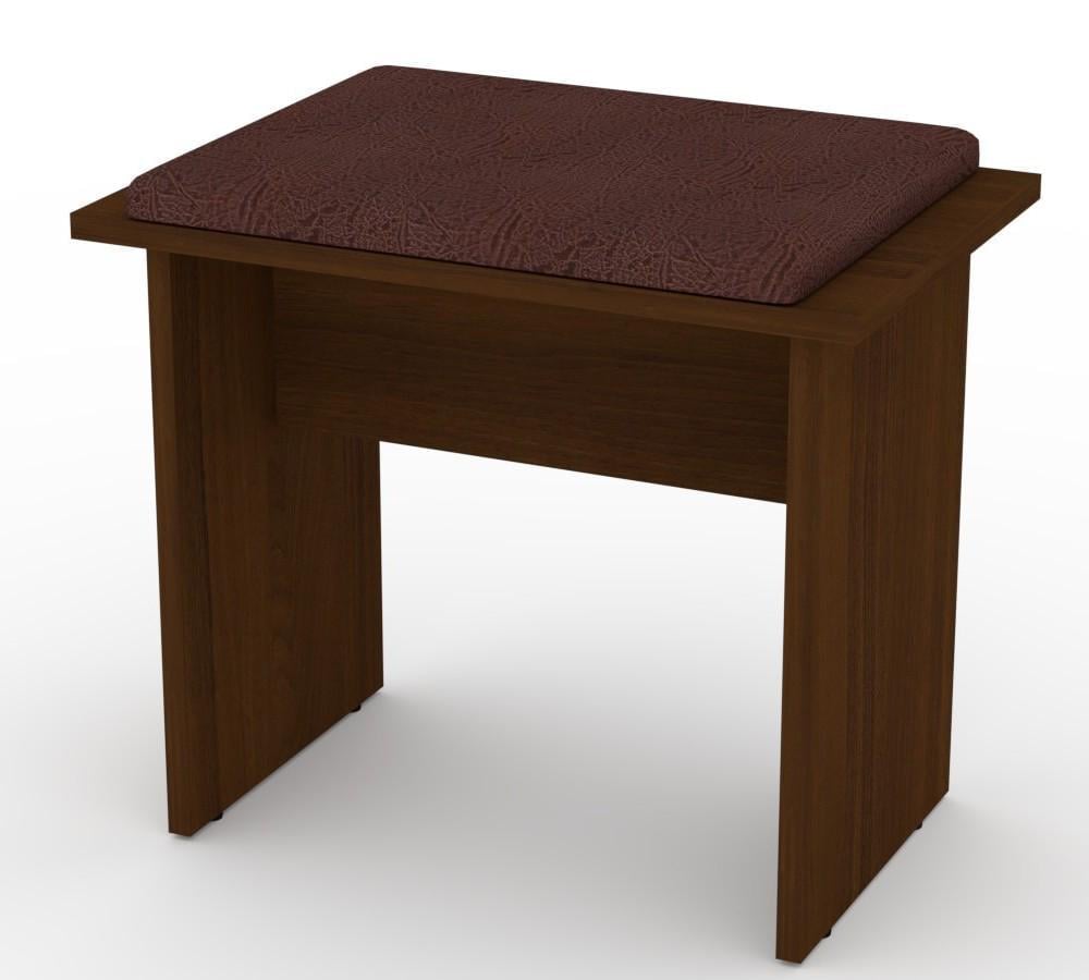 Табурет кухонный МеблиКо Т-7 50х33х43 см Орех (k-2807-6) - фото 1 Табурет кухонный МеблиКо Т-7 50х33х43 см Орех (k-2807-6) - фото 1